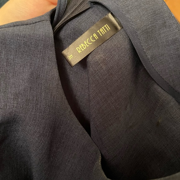 Rebecca Tatti Blue Denim Colored Office Dress - Picture 4 of 10